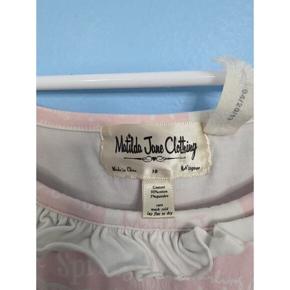 Matilda Jane Say It Sweetly Pink Dress 10 - Picture 3 of 4